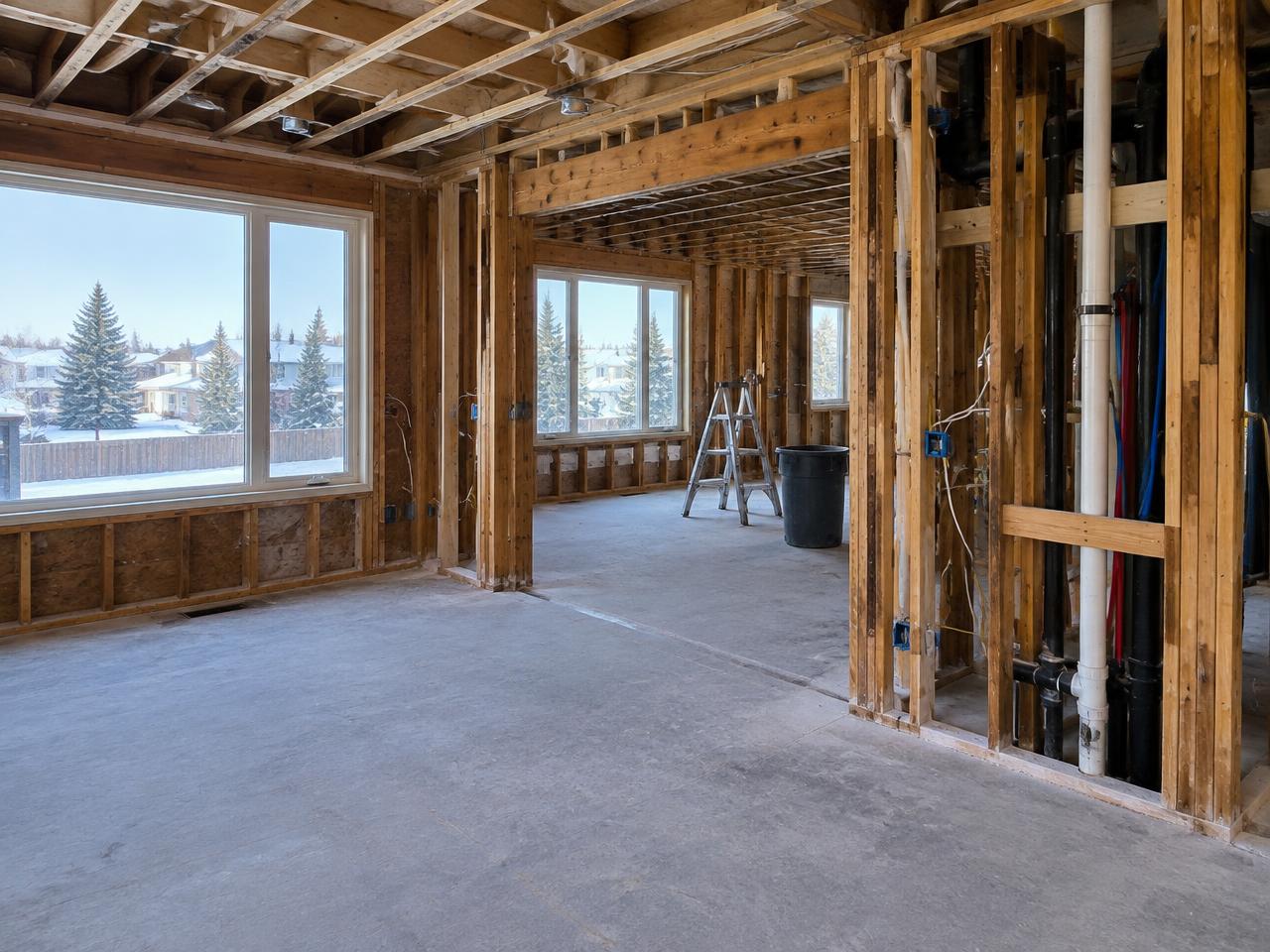 Residential Demolition worksite